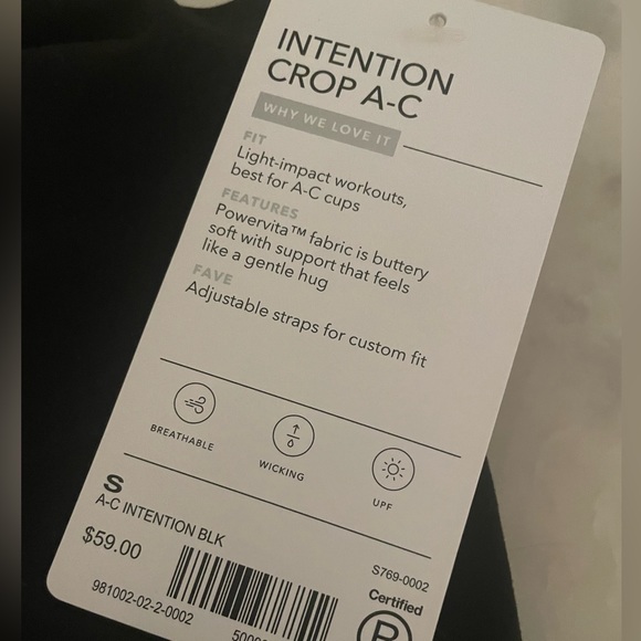 Athleta crop bra A-C - Picture 5 of 6